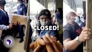 Nigerian Traders Forced To Shutdown After Demand For $1M USD To Stay Open By Ghanaian Security