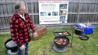 Hillbilly Camping Gear - Compact Firedish