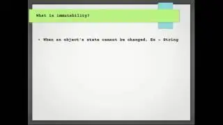 What is immutability?