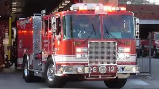 LAFD Engine 12 & *NEW* Rescue 12 Responding