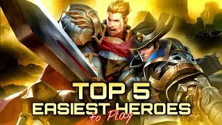 Top 5 Easiest Heroes To Play | Top 5 Random Tier List AOV | Arena of Valor | Li&ecirc;n Qu&acirc;n Mobile | RoV