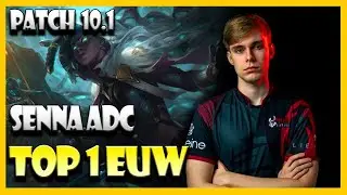 TOP 1 EUW *SENNA ADC VS VAYNE* SEASON 10 HOW TO PLAY SENNA ADC  - LEAGUE OF LEGENDS  -