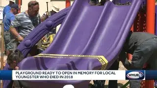 Playground built in memory of Manchester boy who died in 2018
