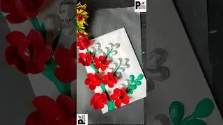 Medicine Wrapper Craft Idea #shorts #youtubeshorts #walldecor #diy #craft