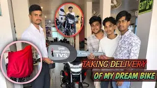 Taking Delivery of my Dream bikes RTR 160 Black addition. At Gst 2.0 in Hajipur.