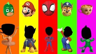 Wrong eyes👀 challenge DAME TU COSITA Pj Masks Funny Puzzle Wrong Heads part 12