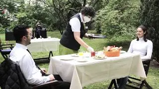 Hotel Carolinenhof Berlin-Wilmersdorf, am Ku´damm im großen Hotelpark frühstücken...Natur und Kultur
