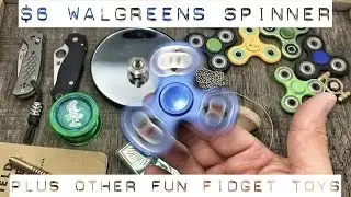$6 Walgreens Fidget Spinner Reviewed, plus other FUN Fidget Toys