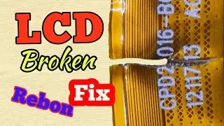 Display broken Rebon fix | ডিসপ্লের ছেঁড়া কিভাবে রিপেয়ার করব | Siddique Fix