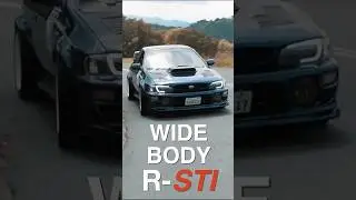 WIDE BODY SUBARU R-STI TAKES OVER MOUNTAIN RANGE! #jdm #cartok #subaru #WRX #STI