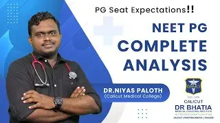NEET PG COMPLETE ANALYSIS | DR. NIYAS PALOTH