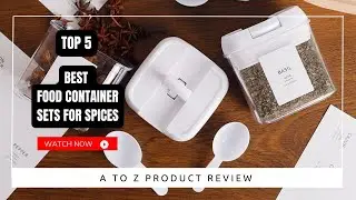 Best Food Container Sets for Spices On Amazon / Top 5 Product ( Reviewed & Tested )