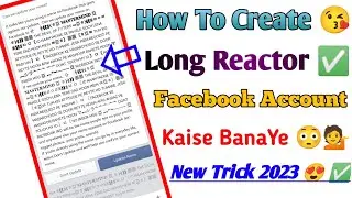 How To Create Long Reactor Unique Name Facebook Account 2023 Full Long Reactor Fb id