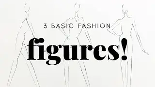 Tutorial: 3 BASIC Figure Postures - How to FASHION FIGURES l Studio Iva
