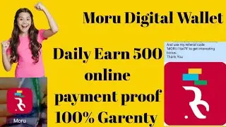 Online Earing Dailly 500 in Nepal| Moru Digital Wallet