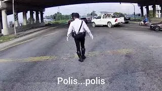 Polis marah. #Motovlog