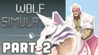 WOLF SIMULATOR - Becoming MAX stat Snow Wolf!!!