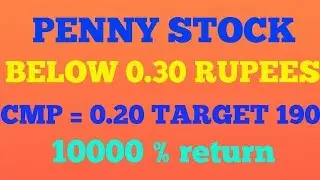 Penny stock below 1 rupees | fandamentally strong penny stock | Multibagger penny stock| Multibagger