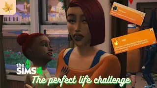 The Perfect Life Challenge 🌿| Sims 4 Family Gameplay | Episode 1 (Fire, Burglar,...)