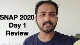 SNAP 2020 Day 1 Exam Review | Difficulty level of the paper | What to expect ?