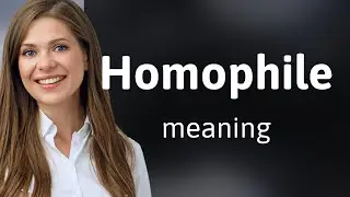 Homophile &bull; HOMOPHILE definition