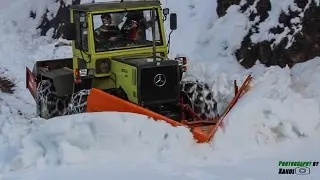 Forststra&szlig;e R&auml;umen | MB-Trac | Keilpflug | Power |Winter 2017