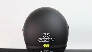 SOMAN H9 Vintage Full Face Helmet Show