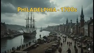 Philadelphia 1700s (AI Reconstruction)