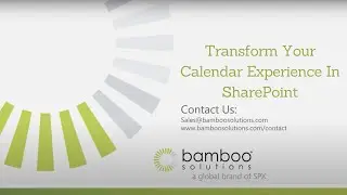 Transform Your Calendar Experience In SharePoint