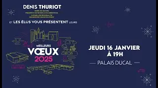 Denis Thuriot, maire de Nevers, vous souhaite une excellente année 2025.