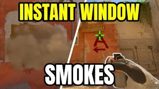 CS2 Mirage: All Instant Window Smokes