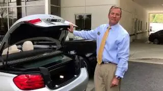 BMW 4 series convertible truck space CHALLENGE ! #BMW, #Alpharetta, #convertible, #trunk space