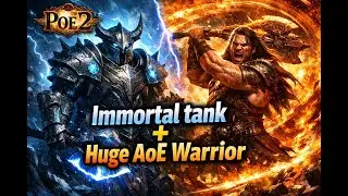 Giga tank AoE. Koszt 10 divines. Wojownik, Smith of kitava. Poe2 0.4. Świetny starter na nową ligę