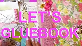 ✂Let's GLUE BOOK! Altered Book Decorating Page Ideas  Junk Journal #vintage #gluebook #gluebooks 📕🌻
