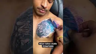 Unique..Lion.face.stencil....tattoo###