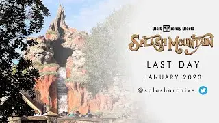 Walt Disney World Splash Mountain Final Night POV [4K 60 FPS] 2023