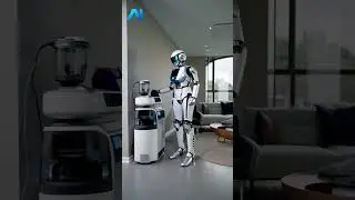 Robot Butler Takes Care of Your Household Chores! | #AI #Robotics #YouTubeShorts