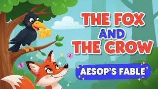 The Fox And The Crow Moral Story | Aesop's Fable in English | Cartoon Moral Story #cartoon