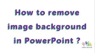 How to remove image background in Ppt with one click | Make Transparent background in PowerPoint