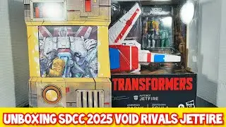 Unboxing Transformers Void Rivals SDCC 2025 Pack - Jetfire Energon Universe 
