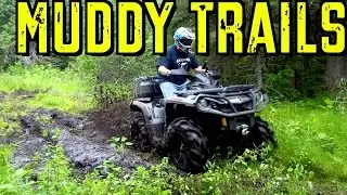 Muddy ATV Ride @ Gold Rock With A Fellow Youtuber - Aug.2, 2015