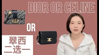 Dior蒙田🆚Celine凯旋门【翠西二选一】你要精致时髦还是简约大气？哪只可以让你一箭双雕一包多用？#Dior Montaigne#Celine Triomphe#comparison