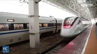 High-speed commuter train service launched in south China's tropical city&nbsp;HD