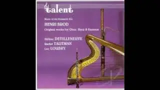 Henri Brod 1799-1839 Duo Harp and Oboe Nocturo No1 Op 20