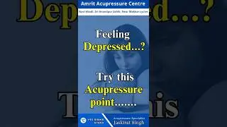Acupressure point for depression👍 #accupressure #healthtips #tcm #shorts #therapy #punjabihealth