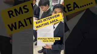 Best RMS Interview Coaching Classes | RMS Interview Question #ytshorts #shorts