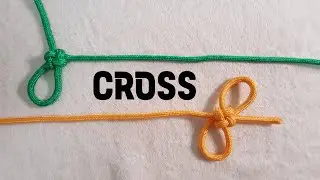 Did I do best!?! 😓 Everything about the CROSS KNOT 👍 한번도전해보세요!