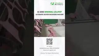 SL Machinery |  SL-420G Windmill Lollipop Automatic Blister Packaging Machine #packingmachine