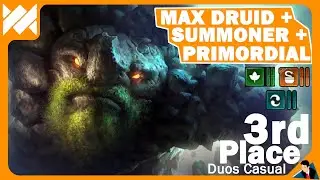 MAX Druid, Summoner and Primordial Combo | Duos Casual | Dota Underlords!