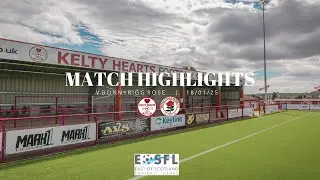Kelty Hearts vs Bonnyrigg Rose (18/11/25)